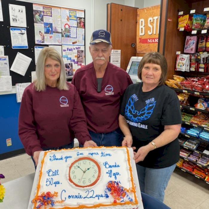 Pictured L-R: Brenda Replogle, Bill Kays and Connie Dishman